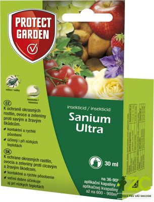 Přípravek proti škůdcům Sanium Ultra 30ml - okrasné rostliny, ovoce a zelenina