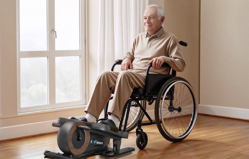 Mini eliptický trenažér MERACH MR-E43B1
