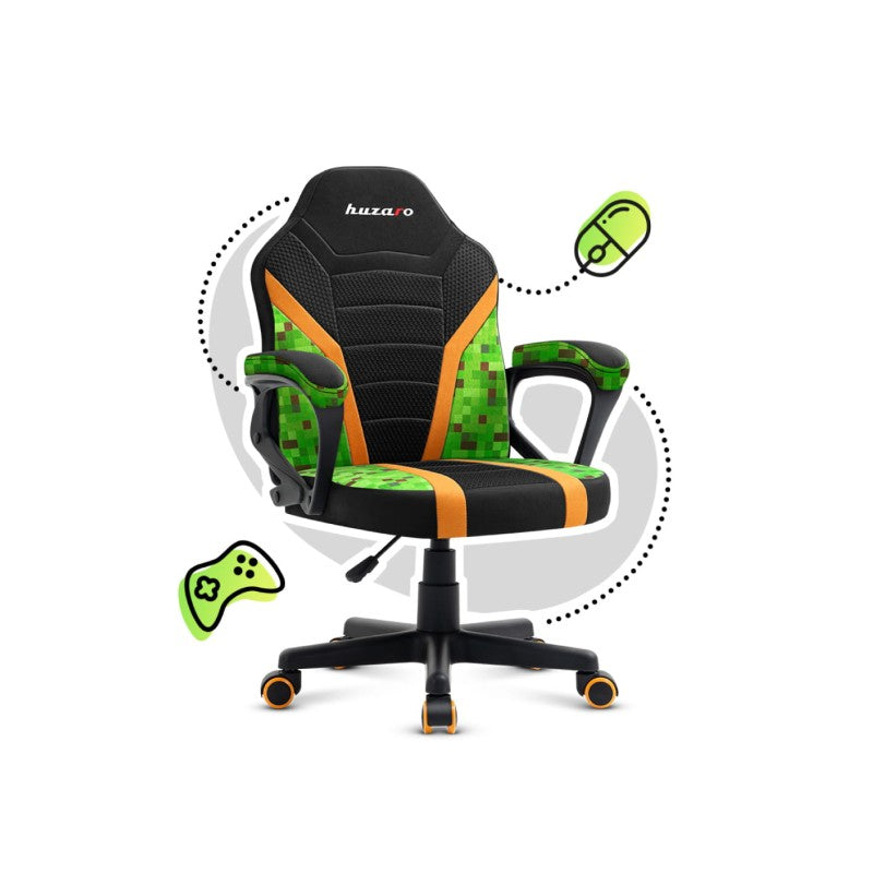 Křeslo herní HUZARO Ranger 1.0 Pixel Mesh dětské