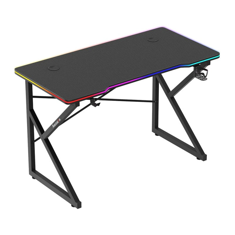 Stůl herní HUZARO Hero 1.7 RGB Black 120cm