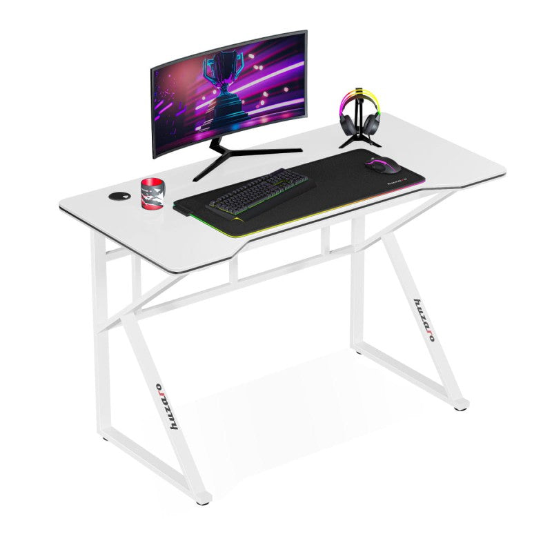 Stůl herní HUZARO Hero 1.6 White 120cm