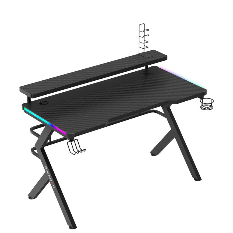 Stůl herní HUZARO Hero 5.0 RGB Black 120cm