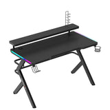 Stůl herní HUZARO Hero 5.0 RGB Black 120cm