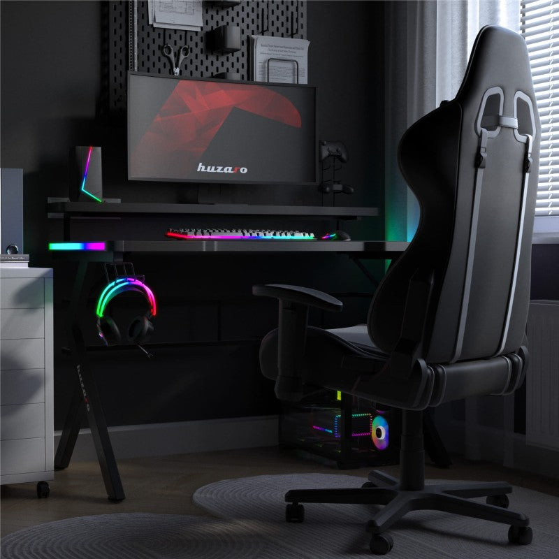 Stůl herní HUZARO Hero 5.0 RGB Black 120cm