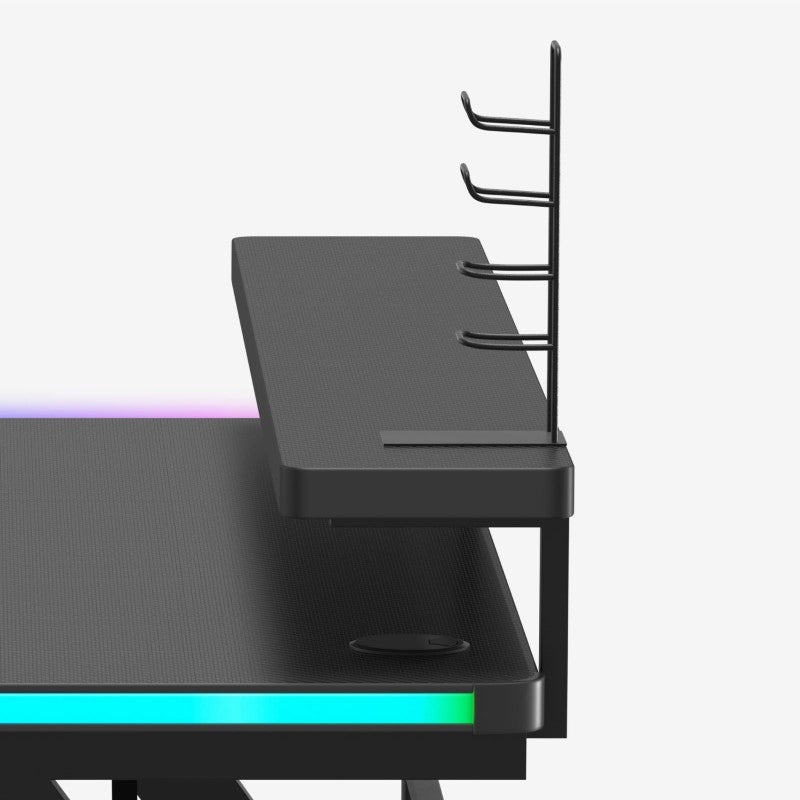 Stůl herní HUZARO Hero 5.0 RGB Black 120cm