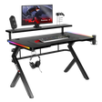 Stůl herní HUZARO Hero 5.0 RGB Black 120cm