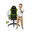 Křeslo herní HUZARO Ranger 6.0 Pixel Mesh dětské