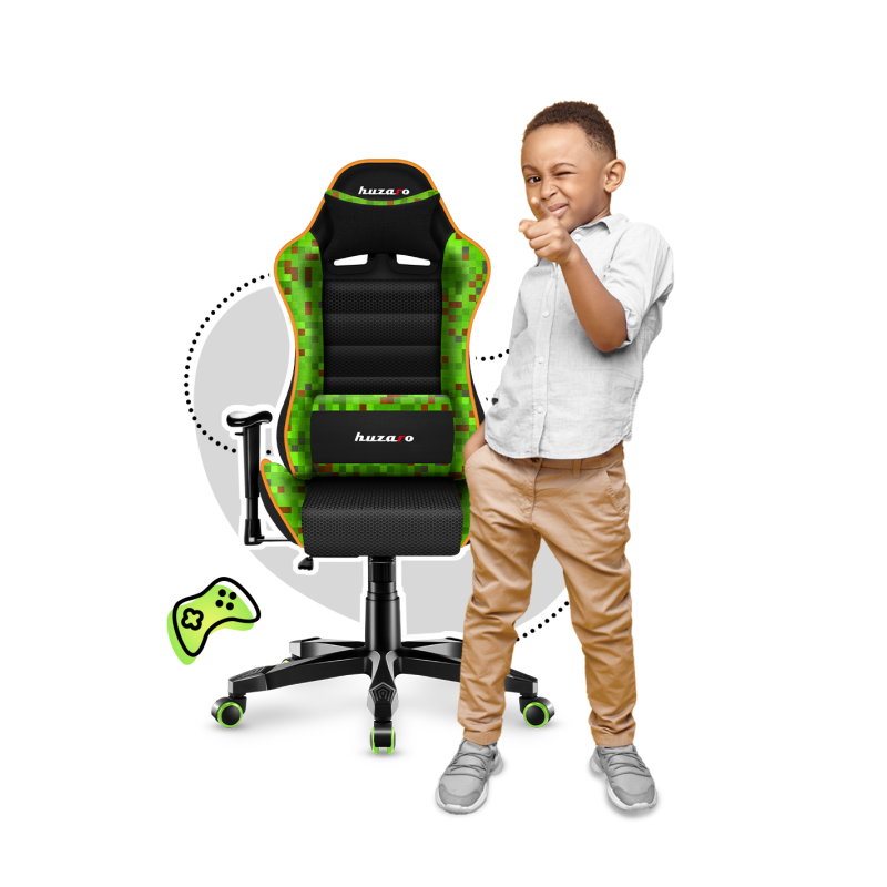 Křeslo herní HUZARO Ranger 6.0 Pixel Mesh dětské