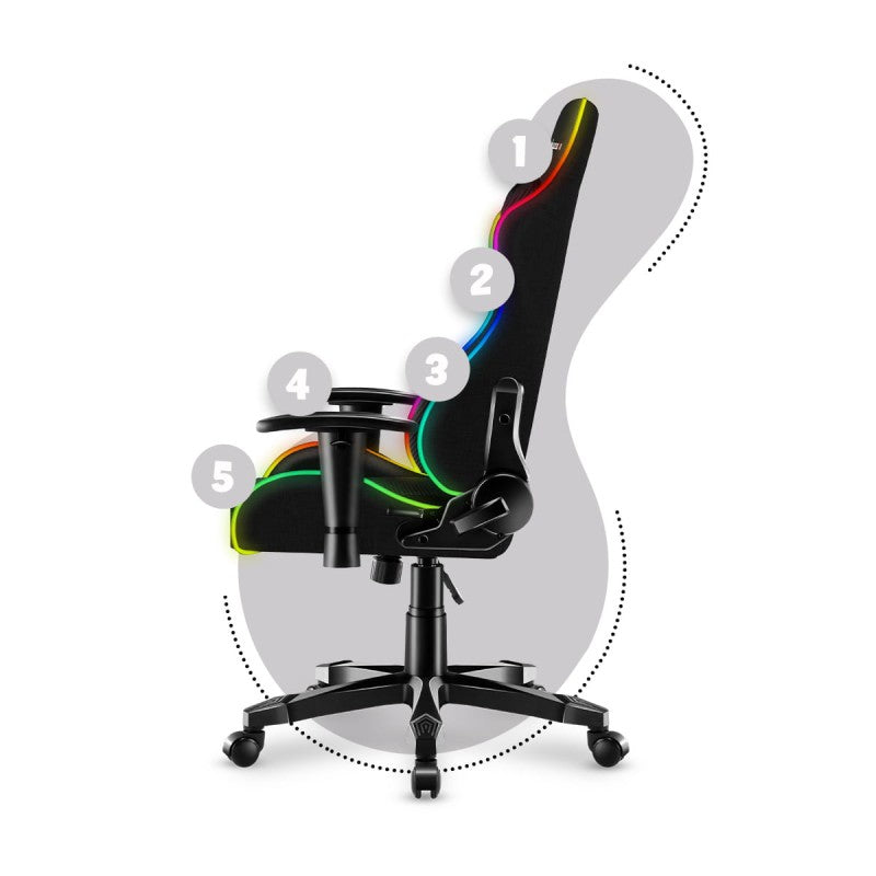 Křeslo herní HUZARO Ranger 6.0 RGB Mesh dětské