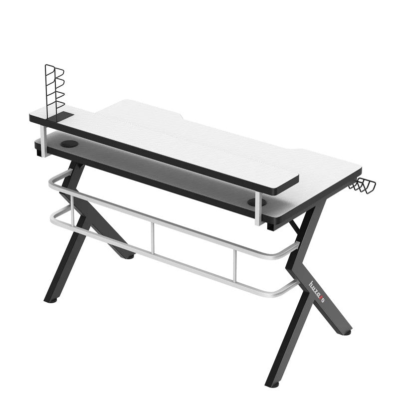 Stůl herní HUZARO Hero 5.0 White 120cm
