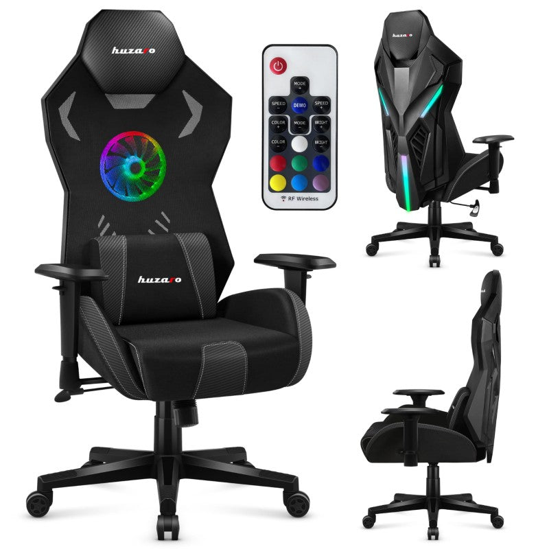 Křeslo herní HUZARO Combat 7.6 RGB Black