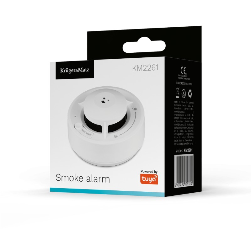 Smart detektor kouře KRUGER & MATZ KD122LH WiFi Tuya