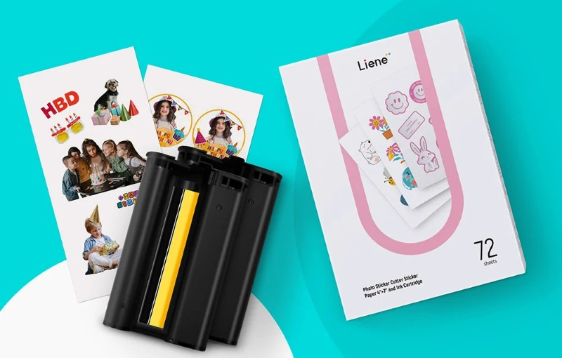 Papír pro samolepky LIENE PixCut 4x7" 72 listů