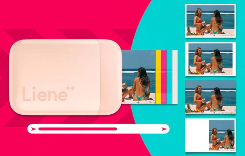 Fototiskárna LIENE Pearl KW001-65023 2x3" Pink