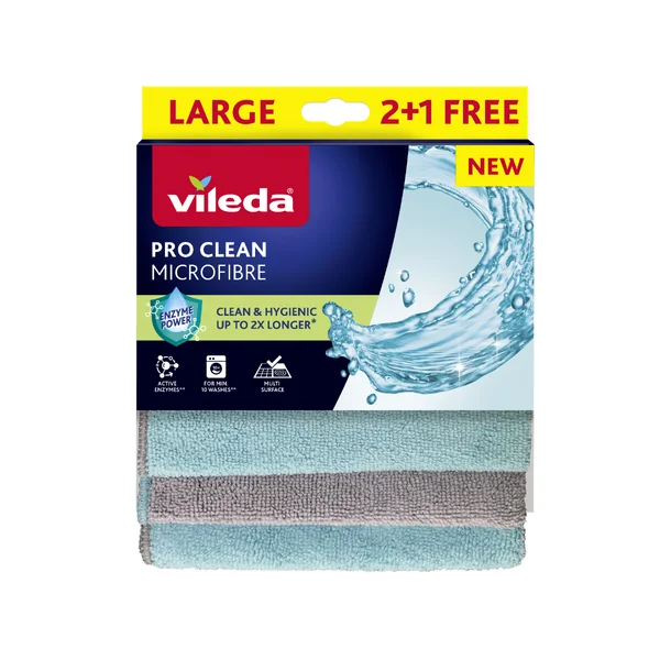 Mikrohadřík VILEDA Pro Clean 179227 2+1ks