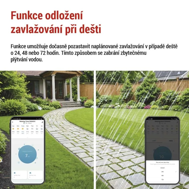 GoSmart zavlažovací hodiny, Bluetooth 5.0, 1 výstup EMOS PW56201