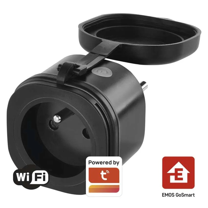 GoSmart WiFi zásuvka IP44 EMOS IP-3005F