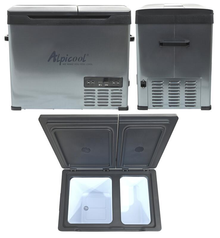 Autochladnička ALPICOOL 07088 Silver Dual 40l