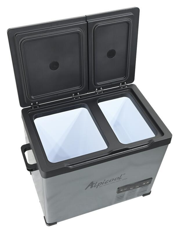 Autochladnička ALPICOOL 07088 Silver Dual 40l