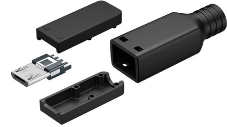 Konektor microUSB pro pájecí montáž GOOBAY 80172