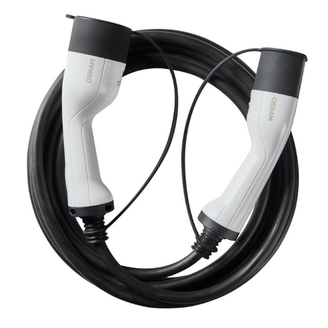 Kabel nabíjecí OSRAM typ 2 11kW 16A 3 fáze 5m pro elektromobil