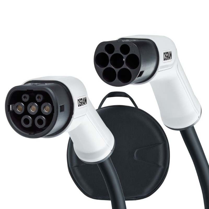 Kabel nabíjecí OSRAM typ 2 11kW 16A 3 fáze 5m pro elektromobil