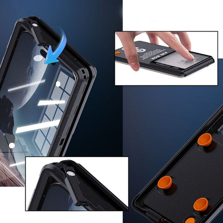Pouzdro vodotěsné SHELLBOX AIRBOX 6.1 pro iPhone Black