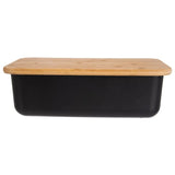 Chlebník ORION Black 40x23x13cm