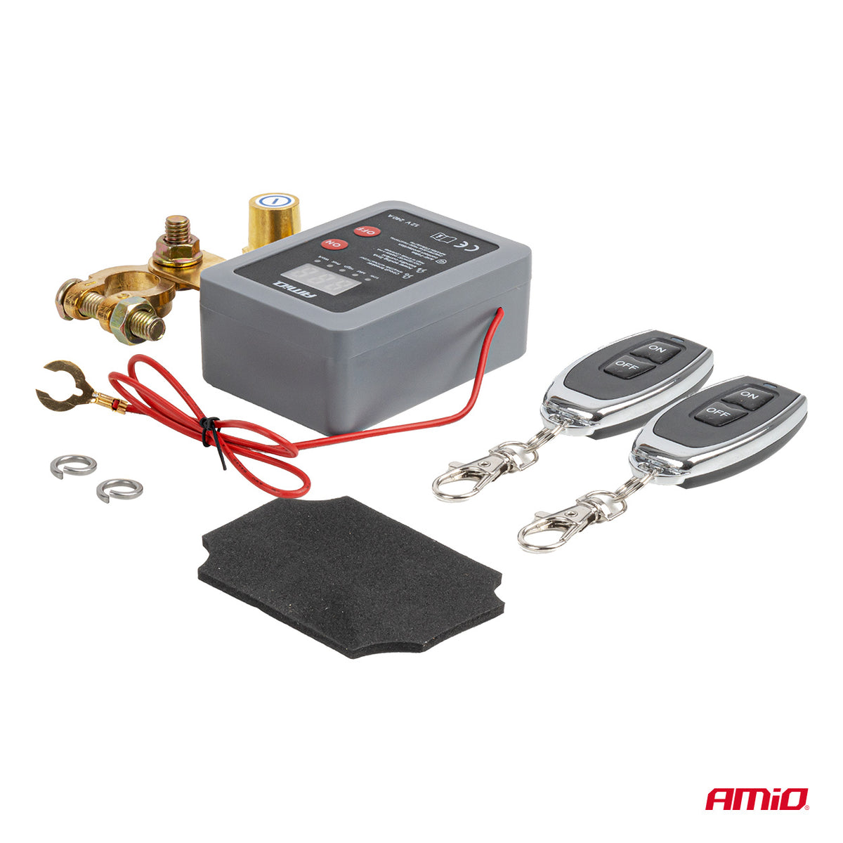 Dálkový bateriový odpojovač 12V 240A (BATT) AMiO-04832