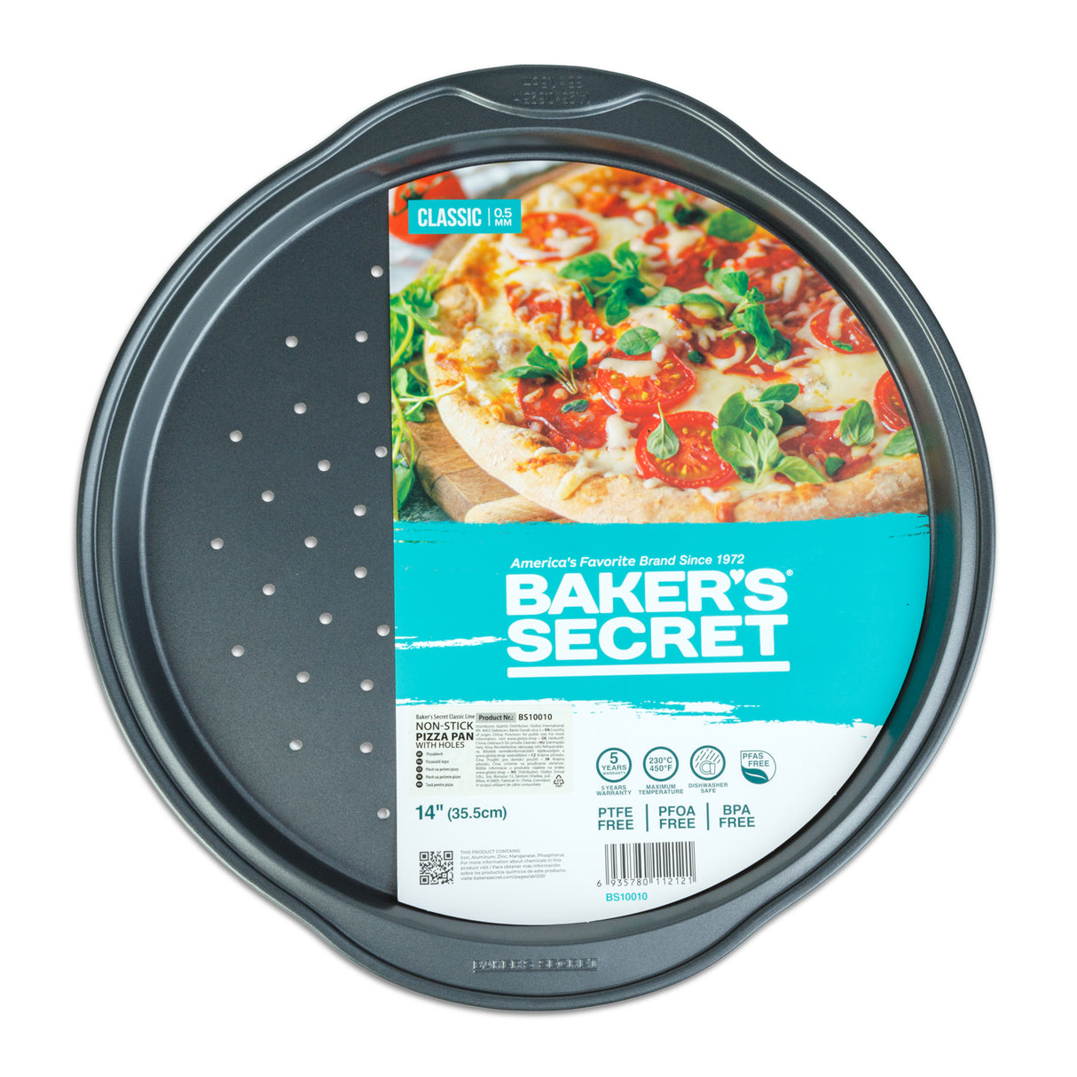 Plech na pečení pizzy Baker's Secret BS10010