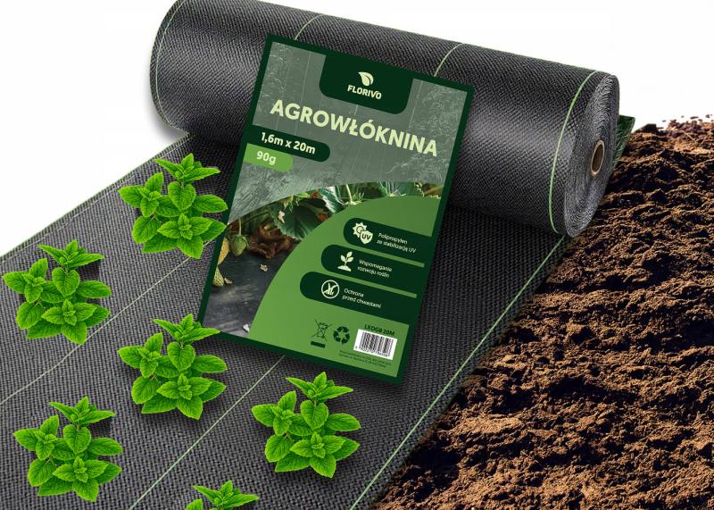 Agrotextílie tkaná FLORIVO 1,6x20m 90g/m2