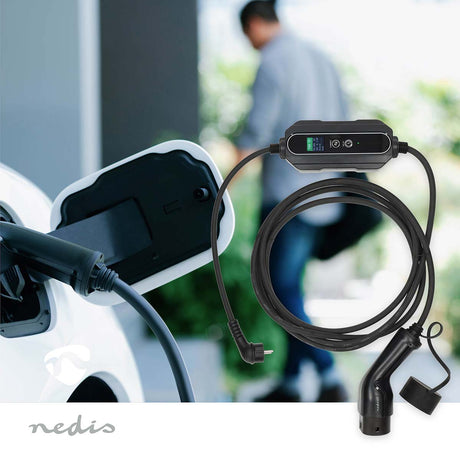 Nabíjecí stanice NEDIS EVCH37KWBK20  3,6kW Typ 2 přenosná