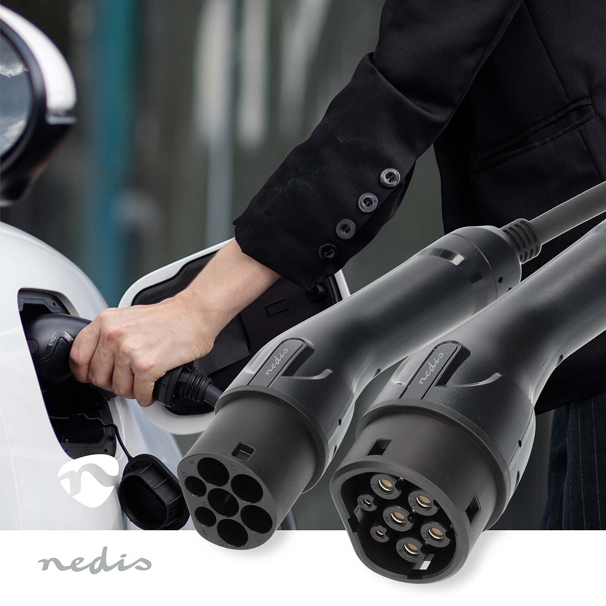 Kabel nabíjecí NEDIS EVCA22KWBK50 22kW 32A 3 fáze 5m pro elektromobily