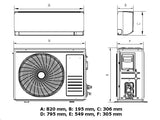 Klimatizace MW POWER NORD 12K WIFI V1