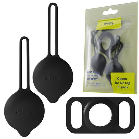 Pouzdro ALLITY ASA-300 pro Apple AirTag Black 3ks