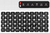 Ovládací panel se spínači pro 6 spotřebičů do karavanu L296A