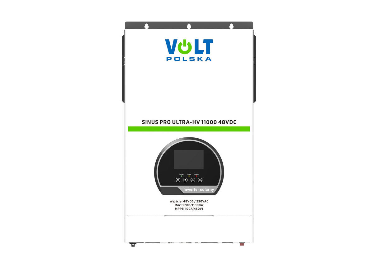 Solární invertor VOLT Sinus Pro Ultra Plus HV 11000 48/230V (5200/11000W) + 100A MPPT (450V)
