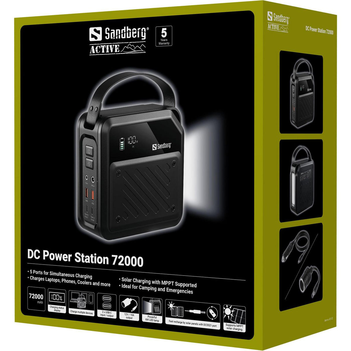 Nabíjecí stanice SANDBERG 72000 DC