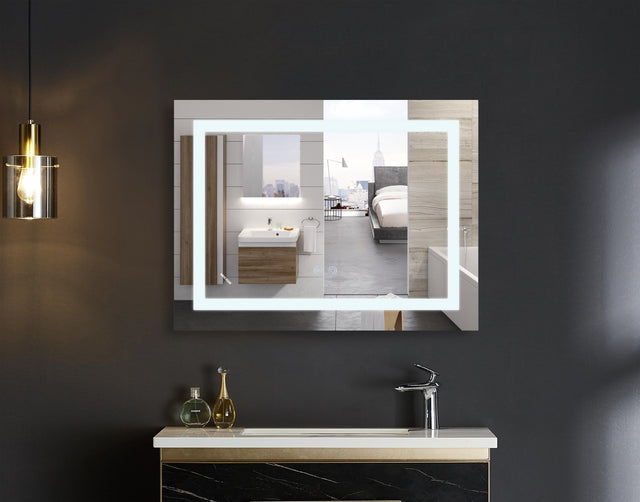 Zrcadlo koupelnové MIXXUS MR12-80×60-REVERSE Warm