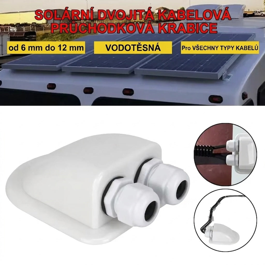 Kabelová střešní průchodka dvojitá W32