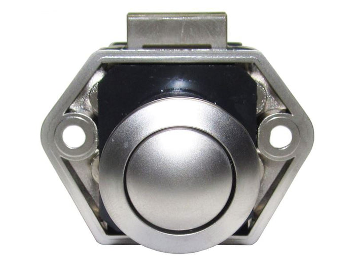 Nábytkový zámek do karavanů stříbrná - push lock