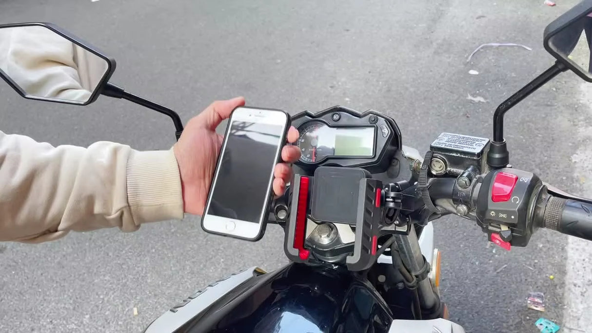 Univerzální držák telefonu na kolo/motocykl CARCLEVER r15