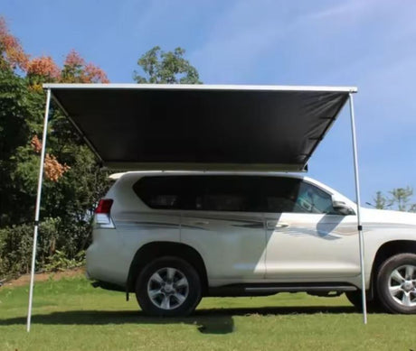 Markýza na auto boční černá/písková 2x3m