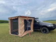 Zástěny pro markýzu na auto boční pískové 2x2,5m