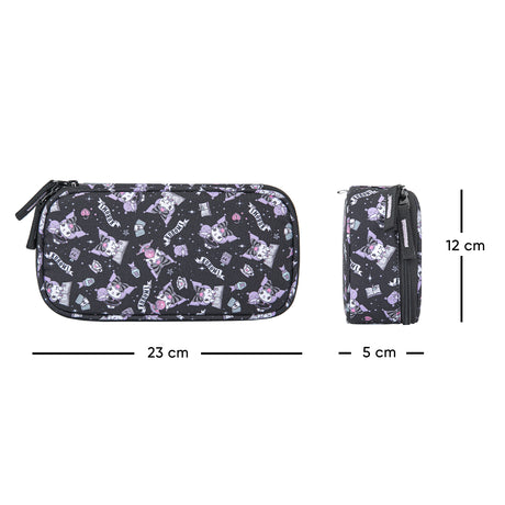 Penál Etue BAAGL Kuromi Black