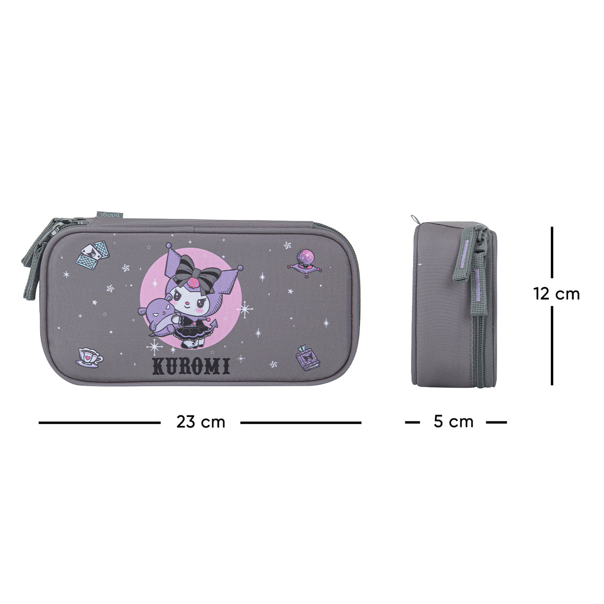 Penál Etue BAAGL Kuromi Grey