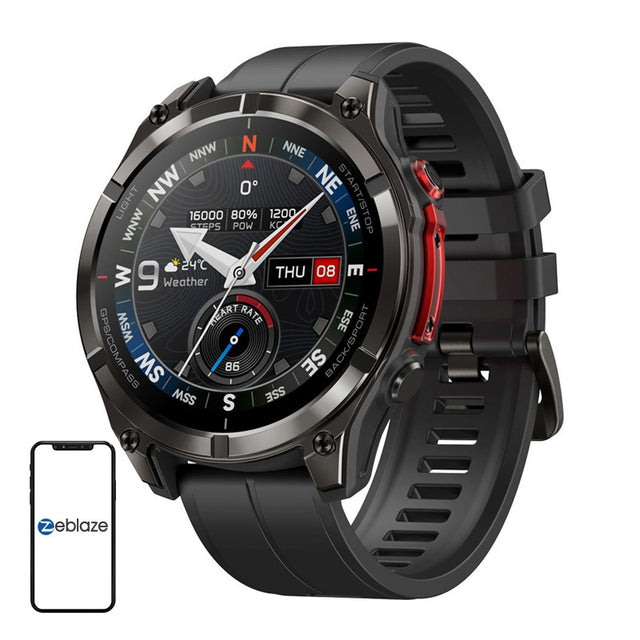 Chytré hodinky ZEBLAZE Stratos 4 Pro černé