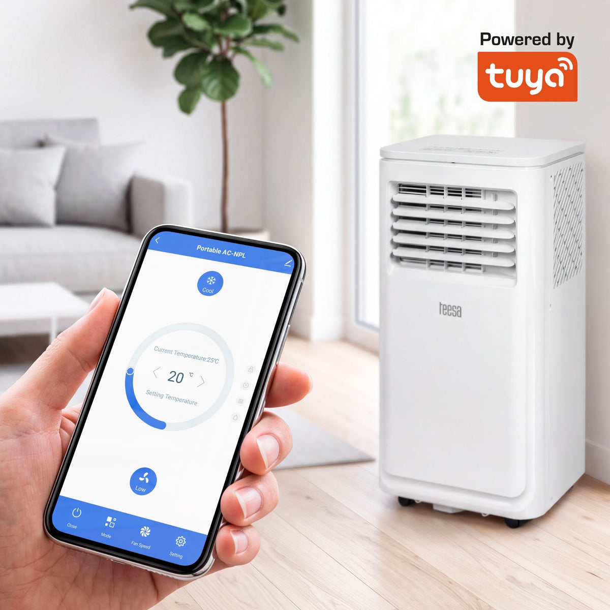 Mobilní klimatizace TEESA TSA8120 WiFi Tuya