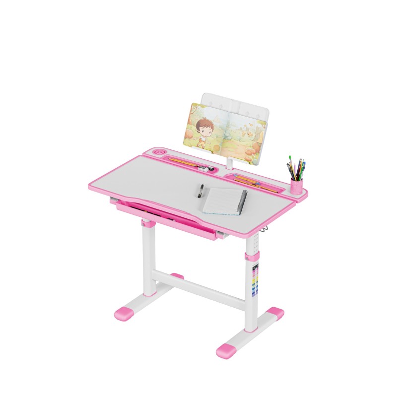 Ergonomický stůl MARK ADLER Study 3.0 Pink 66 cm