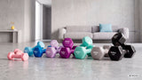 Sada činek z litiny a neoprenu HEX REBEL RBA-2340-S5 30 kg